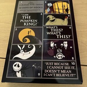 nightmare before christmas 10 Days Of Socks New